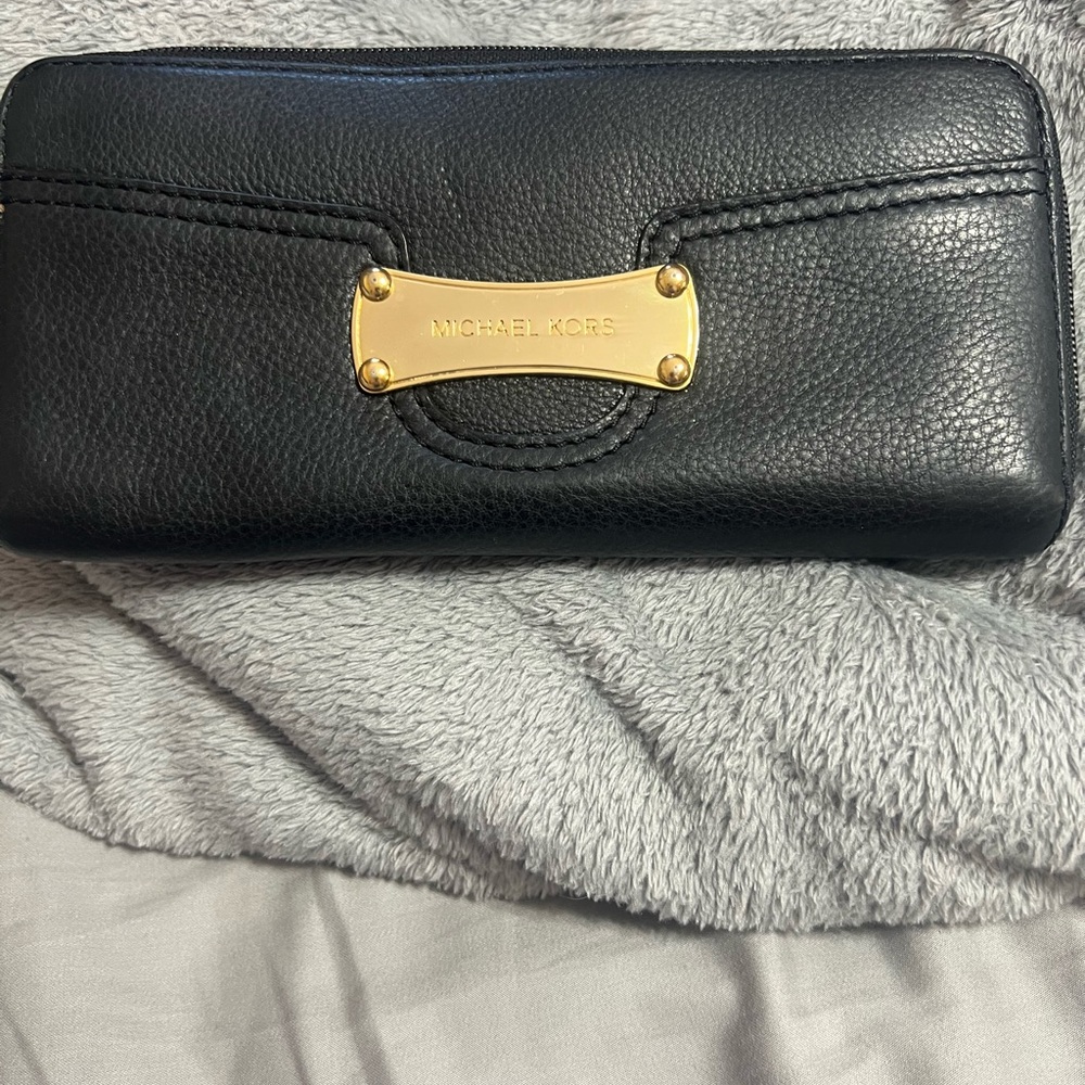Michael Kors Black Leather Wallet